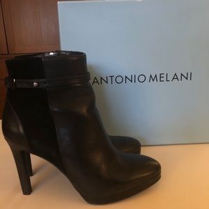 LIKE NEW Antonio Melani Black Bootie